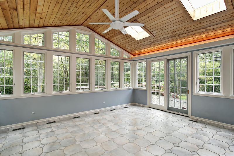Winter Sunroom Building